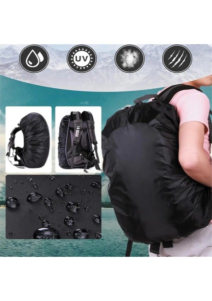 Yeşil 70L Ayarlanabilir Su Geçirmez Toz Geçirmez Sırt Çantası Yağmur Kapak Ultralight Omuz Çantası Durumda Raincover Açık Kamp Yürüyüş Için Koruyun (Yurt Dışından) fırsatları