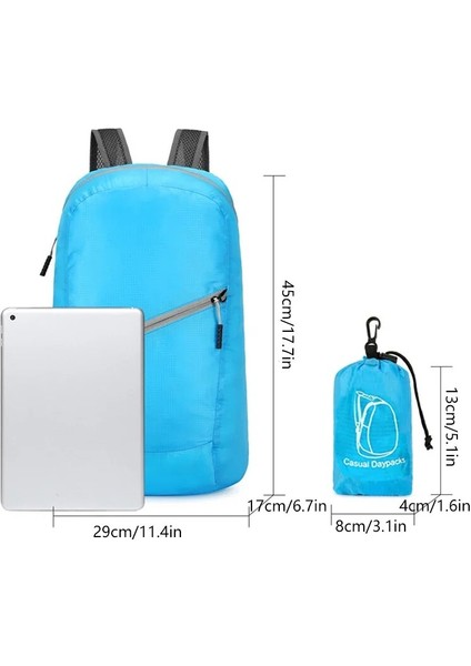 Bl Açık 20L Hafif Taşınabilir Sırt Çantası Yürüyüş Çantası Su Geçirmez Katlanır Ultralight Paketi Kadın Erkek Seyahat Spor Sırt Çantası (Yurt Dışından) fırsatları