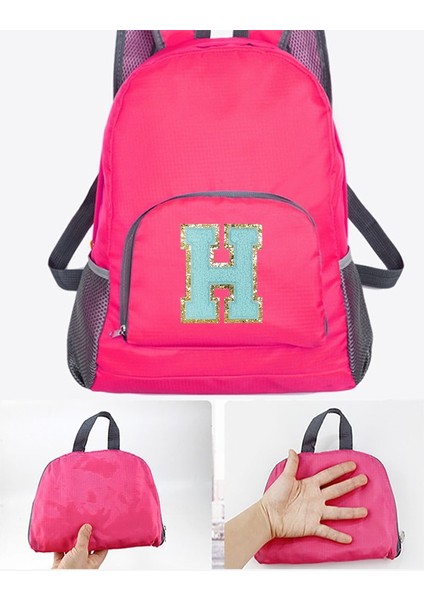 A 1581(N) Yeni Erkek ve Kadın Çok Yönlü Büyük Kapasiteli Taşınabilir Yeşil Mektup Işlemeli Logo Açık Hava Yürüyüş ve Işe Gidiş Sırt Çantası (Yurt Dışından) indirimleri