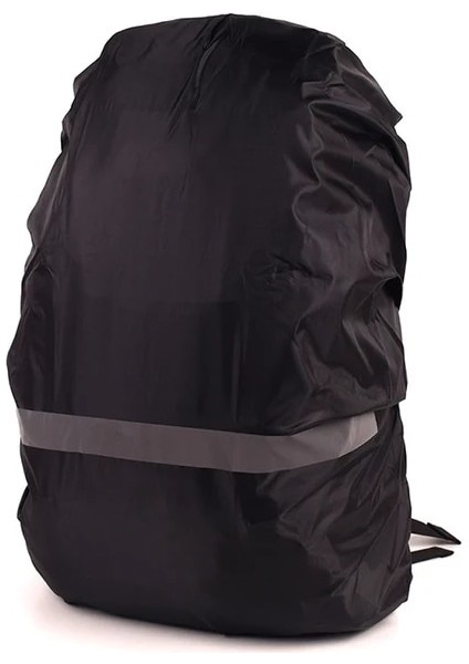 30-40 Litre Siyah 18-70L Ayarlanabilir Sırt Çantası Yağmur Kılıfı Taşınabilir Su Geçirmez Dış Mekan Aksesuarları Toz Geçirmez Kamp Yürüyüş Tırmanma Yağmur Kapağı 1 Adet (Yurt Dışından)