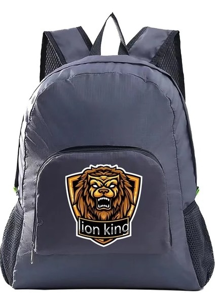 10TEAMLOGO015 Erkekler Kadınlar Için Katlanabilir Sırt Çantası Doğa Sporları Sırt Çantası Teamlogo Serisi Kamp Ultralight Katlanır Seyahat Çantası Yürüyüş Sırt Çantası (Yurt Dışından)