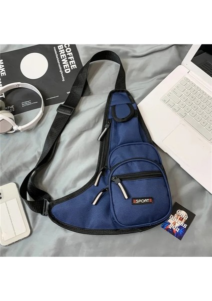 Mavi Erkekler Sırt Çantası Fanny Paketi Göğüs Çantası Unisex Haberci Çanta Kemer Açık Avcılık Ordu Assualt Sling Çanta Paketi Kalça Serseri Kemer Çanta (Yurt Dışından)