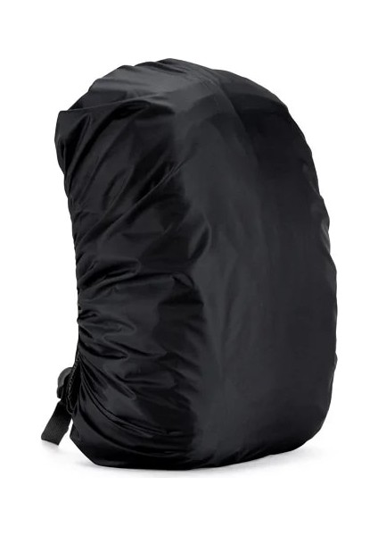 35L-S Siyah 18-70L Ayarlanabilir Sırt Çantası Yağmur Kılıfı Taşınabilir Su Geçirmez Açık Hava Aksesuarları Toz Geçirmez Kamp Yürüyüş Tırmanma Yağmurluk 1 Adet (Yurt Dışından)