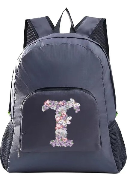 10ROSE Çiçek T Açık Yürüyüş Çantası Hafif Taşınabilir Sırt Çantası Katlanabilir Su Geçirmez Katlanır Ultralight Paketi Kadın Erkek Yürüyüş Seyahat Çantaları (Yurt Dışından)