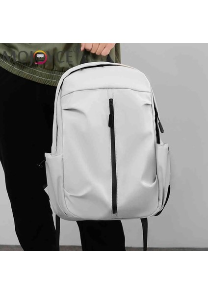 Gri Oxford Sırt Çantası Aşınmaya Dayanıklı Su Geçirmez Iş Dizüstü Sırt Çantası Fermuarlı Nefes Alabilir Açık Hava Etkinlikleri Için Büyük Kapasiteli (Yurt Dışından) fırsatları