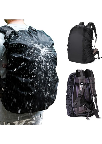 XL65-75L Sırt Çantası Yağmur Kılıfı Açık Yürüyüş Tırmanma Çantası Su Geçirmez Yağmurluk Sırt Çantası Açık Seyahat Kamp Sırt Çantası (Yurt Dışından) fırsatları