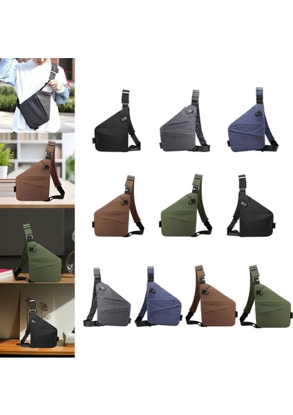 Gri Sağ Tek Kollu Çanta Erkekler Için Omuz Sırt Çantası Crossbody Çanta Sırt Çantası Omuz Çantası Göğüs Çantası Açık Balıkçılık Kamp Yürüyüş Bisiklet (Yurt Dışından) indirimleri