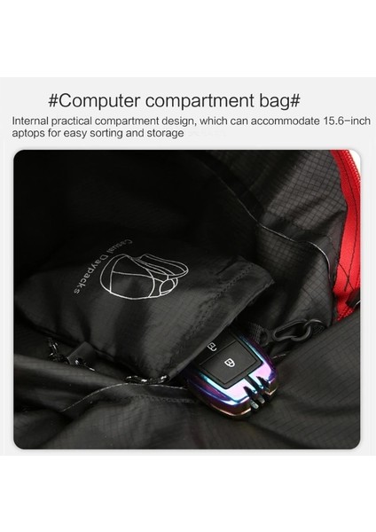 Derin Mavi Taşınabilir Katlanabilir Sırt Çantası Için Büyük Hafif Paketlenebilir Su Geçirmez Açık Hava Seyahat Kamp Yürüyüş ve Alışveriş Için (Yurt Dışından) modelleri