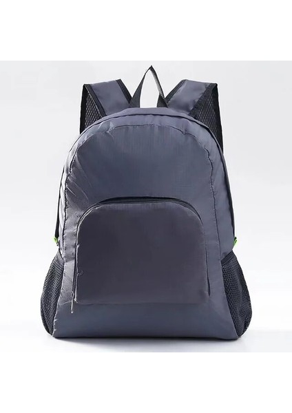 Gri Katlanabilir Sırt Çantası Katlanır Seyahat Sırt Çantası Açık Seyahat Çantası Dağcılık Spor Sırt Çantası Taşınabilir Spor Sırt Çantası Unisex (Yurt Dışından)