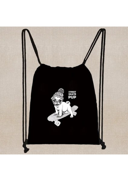 2DOG022 2023 Yeni Erkek ve Kadın Ipli Sırt Çantası Doğa Sporları Sırt Çantaları Moda Baskı Sırt Çantası Spor Tote Çanta Okul Spor Büyük Çanta (Yurt Dışından)