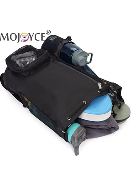 Gri Omuz Futbol Topu Sırt Çantaları Ipli Plaj Depolama Sırt Çantaları Islak Cepler ile Kalınlaşmış Örgü Açık Hava Sporları Için Rahat (Yurt Dışından) fiyatları