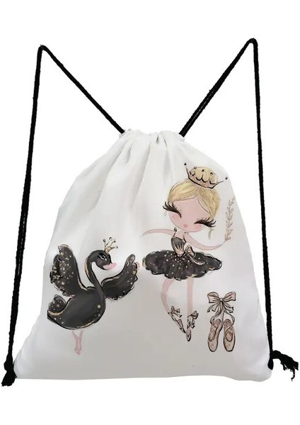 SK5246 Spor Salonu Seyahat Okul Çantası Öğrenciler Için Pratik Sırt Çantaları Sırt Çantası Kadın Bale Sanat Kız Moda Baskı Ayakkabı Çantaları Taşınabilir Açık (Yurt Dışından)