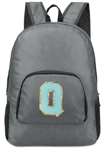 A 1584(Q) Yeni Erkek ve Kadın Çok Yönlü Yeşil Mektup Işlemeli Logo, Büyük Kapasiteli Taşınabilir Açık Hava Yürüyüşü ve Işe Gidiş Sırt Çantası (Yurt Dışından)