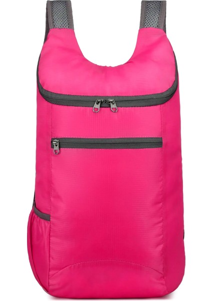 Siyah Gri Kadın Katlanabilir Mini Sırt Çantası 2023 Erkekler Yürüyüş Seyahat Açık Spor Hafif Katlanır Çanta Öğrenci Rahat Okul Laptop Çantası Yeni (Yurt Dışından) modelleri