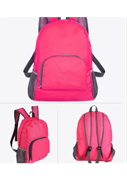 10PEMBE Z Naylon Su Geçirmez Seyahat Sırt Çantaları Erkekler Seyahat Çantaları Yürüyüş Sırt Çantası Açık Spor Okul Çantası Pembe Mektup Desen Kadın Sırt Çantası (Yurt Dışından) indirimleri