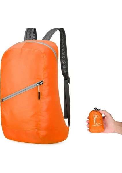 Og Su Geçirmez Işık Okul Ofis Seyahat Yürüyüş Kamp Sırt Çantası Sırt Çantası Erkekler Kadınlar Için Katlanabilir Ultralight Doğa Sporları Sırt Çantası (Yurt Dışından)