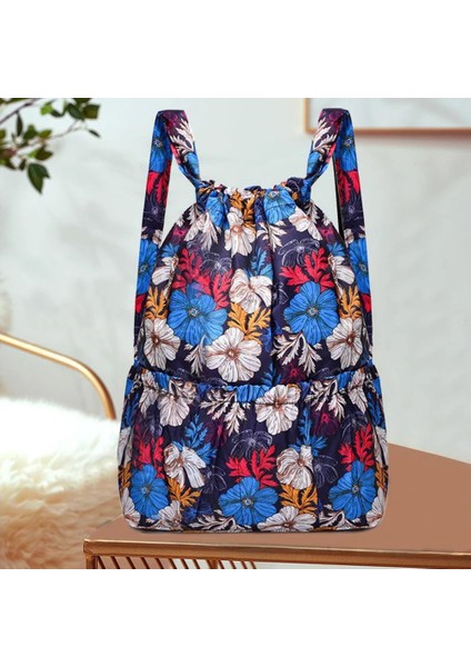 Stil 8 Retro Ipli Sırt Çantası Kadın Büyük Kapasiteli Naylon Katlanır Taşınabilir Alışveriş Çantası Açık Seyahat Omuz Çantası Paket Cep (Yurt Dışından) fiyatları