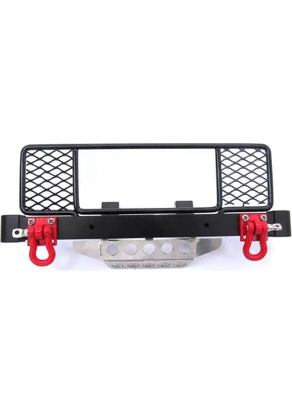 Metal Net Koruma Zırhlı Metal Ön Tampon Mod Model D90 D91 D96 D99S MN99 1/12 Rc Araba Yükseltme Parçaları, Siyah (Yurt Dışından)