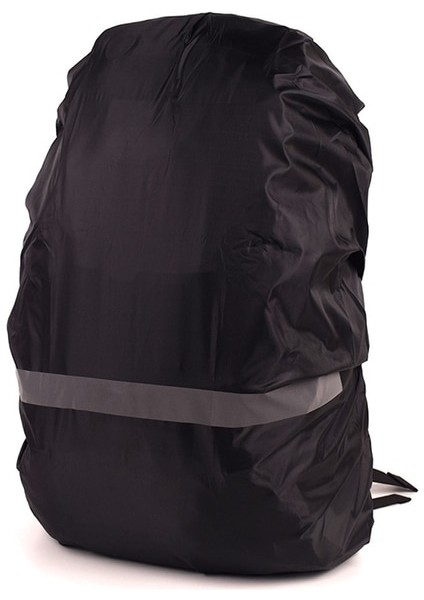 18-30 Litre Siyah 18-70L Ayarlanabilir Sırt Çantası Yağmur Kılıfı Taşınabilir Su Geçirmez Dış Mekan Aksesuarları Toz Geçirmez Kamp Yürüyüş Tırmanma Yağmurluk 1 Adet (Yurt Dışından)