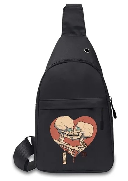 Stil 7 Erkek Omuz Göğüs Çantası USB Şarj Crossbody Çanta Sırt Çantası Açık Spor Kanvas Fanny Paketi Satchels Telefon Cüzdan Organizatör (Yurt Dışından)