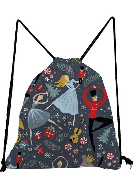 SK5237 Öğrenciler Için Pratik Açık Ayakkabı Çanta Sırt Çantaları Spor Salonu Seyahat Okul Çantası Taşınabilir Sırt Çantası Kadın Bale Sanat Kız Moda Baskı (Yurt Dışından) fırsatları