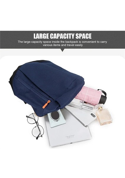 Lacivert Yeni Sokak Modası Gençler Sırt Çantası Açık Rahat Erkek Kadın Aynı Stil Sırt Çantası Okul Çantaları Taşınabilir Omuz Sırt Çantaları Рюкзак (Yurt Dışından) fırsatları