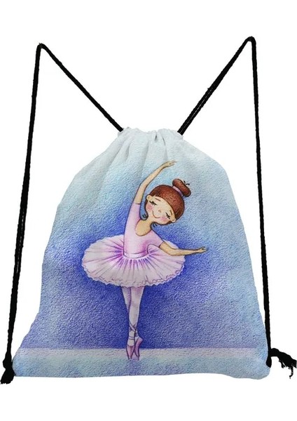 SK5235 Spor Salonu Seyahat Okul Çantası Açık Sırt Çantası Kadın Bale Sanat Kız Moda Baskı Sırt Çantaları Öğrenciler Için Ayakkabı Çantaları Taşınabilir Pratik (Yurt Dışından)