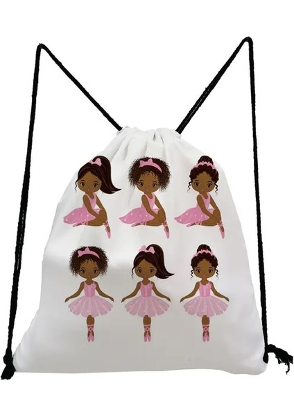 SK5254 Spor Salonu Seyahat Okul Çantası Açık Sırt Çantası Kadın Bale Sanat Kız Moda Baskı Sırt Çantaları Öğrenciler Için Ayakkabı Çantaları Taşınabilir Pratik (Yurt Dışından)