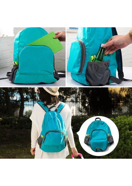 Mavi Açık Seyahat Spor Hafif Siyah Mektup Baskı Sırt Çantası Yürüyüş Çantası Kamp Sırt Çantası Erkek Kadın Çocuk Mavi Kamp Sırt Çantası (Yurt Dışından) modelleri