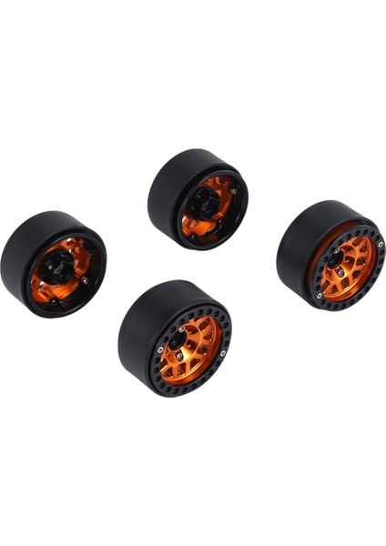 4pcs 1.9 Metal Beadlock Tekerlek Hub Kıyısı 1/10 Rc Prıger Axıal SCX10 90046 AXI03007 Traxxas Trx4 Redcat D90, Turuncu (Yurt Dışından) fırsatları