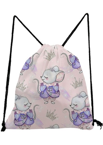 SK5248 Spor Salonu Seyahat Okul Çantası Öğrenciler Için Pratik Sırt Çantaları Sırt Çantası Kadın Bale Sanat Kız Moda Baskı Ayakkabı Çantaları Taşınabilir Açık (Yurt Dışından)