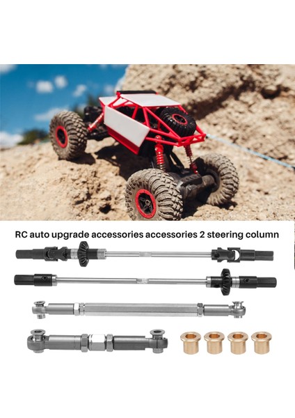 Yükseltme Çelik Dişli Köprü Aks Dişli Direksiyon Kupası Kiti Mn D90 D91 MN99 MN99S 1/12 Rc Araba Yedek Parçaları, F+R (Yurt Dışından) fırsatları