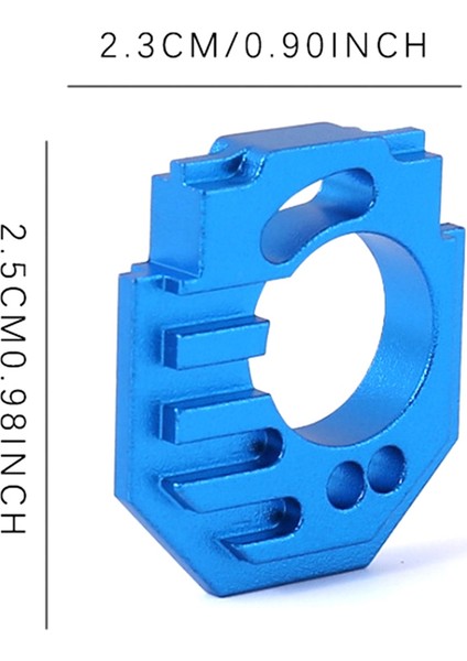 Rc Araç Ayarlanabilir Motor Koltuk Arrma-1/18 4WD Granit Için Isı Dağılımı ile Rc Araç Yükseltme Aksesuarları Mavi (Yurt Dışından) indirimleri