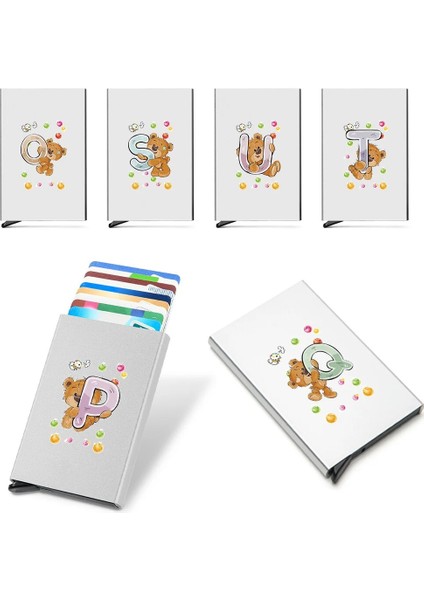 Bearw Alüminyum Anti Rfid Kart Tutucu Nfc Engelleme Okuyucu Kilidi Kimlik Banka Kartı Koruması Otomatik Açılır Kredi Kartı Kılıfı Ayı Deseni (Yurt Dışından) fiyatları