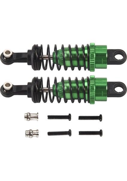 2 Adet Yağ Ayarlanabilir 65MM Şok Emici Damper Rc Araba 1/18 Wltoys A959 A969 A979 K929 Hpı Hpı Traxxas Losi Tamiya, Yeşil (Yurt Dışından)
