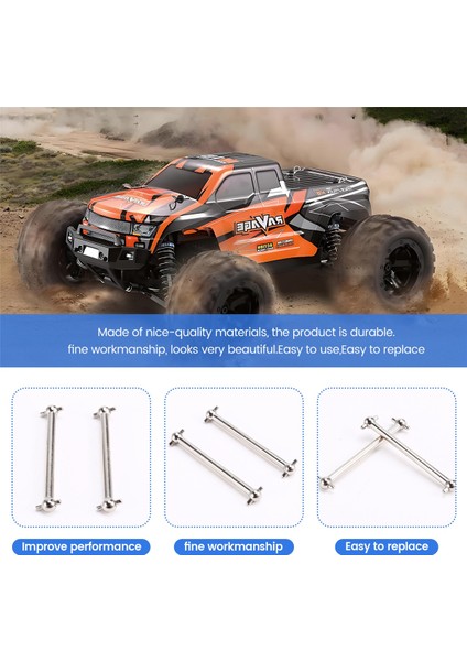 2pcs Metal Arka Dogbones Drive Mil Uzaktan Kumanda Arabalar Aksesuarları Hbx 16889 1/16 Rc Araç Araçları Yedek Parçalar (Yurt Dışından) indirimleri
