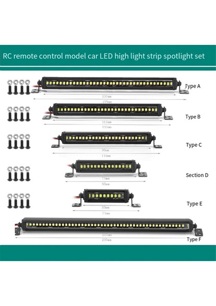 Rc Araç Çatı Lambası 24 36 1/10 Rc Prıger Axıal SCX10 Için LED Işık Çubuğu 90046/47 SCX24 Wrangler D90 Trx4 Gövde, C (Yurt Dışından) fiyatları