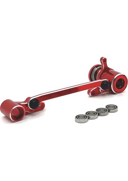 Rc Araç Yükseltme Direksiyon Grubu Yatakları Jjrc C8803 Wltoys 1/14 144016 1/12 124016 Riaario XDKJ-001 Kırmızı (Yurt Dışından)