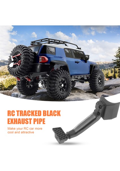 Eksenel SCX10 SCX10 Iıı AXI03007 Mst Jeep Wrangler Vücut Kabuğu Için 1/10 Rc Paletli Siyah Şnorkel (Yurt Dışından) fırsatları