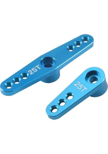 Futaba Savox Için 25T Alüminyum Rc Servo Kol Korna Xcore Hl Hsp Hd Power Rc Araçları, Mavi (Yurt Dışından)