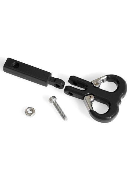 Metal Römork Kancası Keçi Boynuz Şeklinde Kurtarma Kancası 1/10 Rc Model Araba Paletli SCX10 At6 Nt6 Nt4 Sarı (Yurt Dışından)