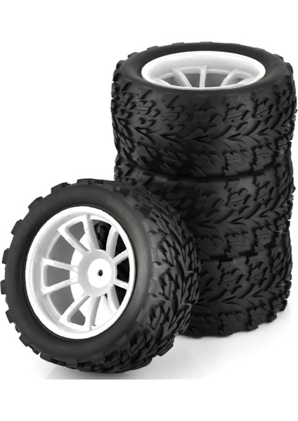 4pcs 118MM 1/10 Rc Canavar Kamyon Buggy Lastik Lastik Tekerleği Köpük Traxxas Için 12MM Hex Insert Traxxas Arrma Redcat Hsp Tamiya, Beyaz (Yurt Dışından) indirimleri