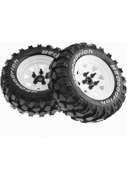 Metal 1.9 Inç Beadlock Tekerlek Lastikleri 1:10 Rc Paletli Araba Eksenel SCX10 90046 Trx4 Redcat Gen8, Beyaz (Yurt Dışından) modelleri