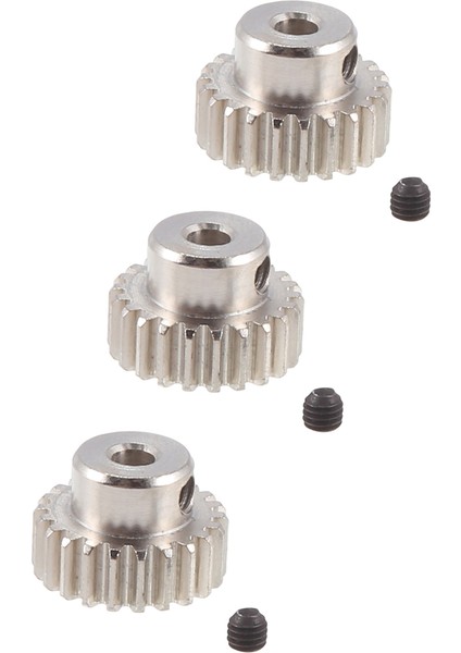 3pcs 3.175MM Mil Metal Pinyon Motor Dişli 32DP 48DP 64DP 1/10 1/8 Rc Car 3650 3660,22T Için M0.6 M0.8 (Yurt Dışından) fiyatları