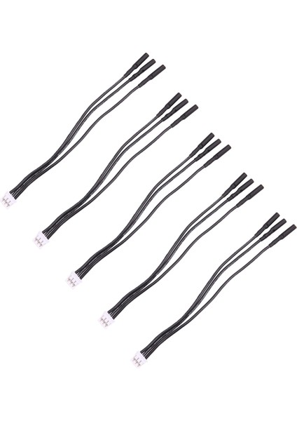 5pcs 2.0 Banana Fişe Ph2.0 3pin Dönüşüm Teli Fırçasız Motor Dönüşüm Uzatma Uzatma Kablo Tel Rc Araç Teknesi (Yurt Dışından)