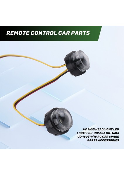 UD1603 Far LED Işığı Udırc UD1603 UD-1603 Ud 1603 1/16 Rc Araba Yedek Parçaları Aksesuarları (Yurt Dışından) fırsatları