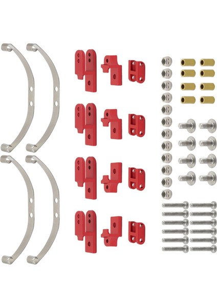 1 Set Yaprak Yay Sönümleme Süspansiyon Aksesuarları 1/16 Wpl B24 Jjrc 4WD Rc Araba Yükseltme Parçaları Kırmızı (Yurt Dışından) fiyatları
