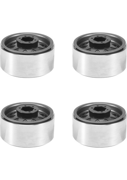 4pcs Derin Tabak Vagonu 1.9 Metal Beadlock Tekerlek Göbeği 1/10 Rc Paletli Eksenel SCX10 90046 Traxxas Trx4 RC4WD D90,2 (Yurt Dışından) fiyatları