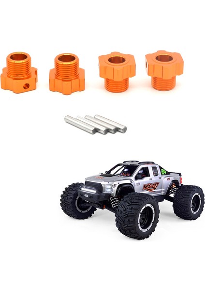 Mx-07 Metal Tekerlek Hex Hub Adaptörü 8746 Zd Racing Mx-07 MX07 Mx 07 1/7 Rc Otomobil Yedek Parçalar Aksesuarları (Yurt Dışından) indirimleri