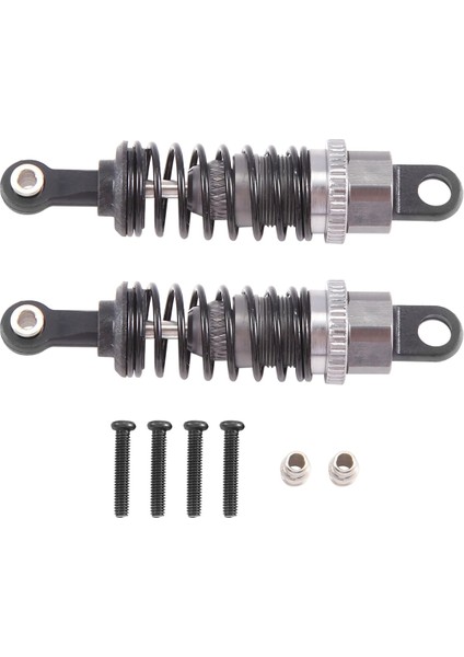 2 Adet Yağ Ayarlanabilir 65MM Şok Emici Damper Rc Araba 1/18 Wltoys A959 A969 A979 K929 Hpı Hsp Traxxas Losi Tamiya, Titanyum (Yurt Dışından)